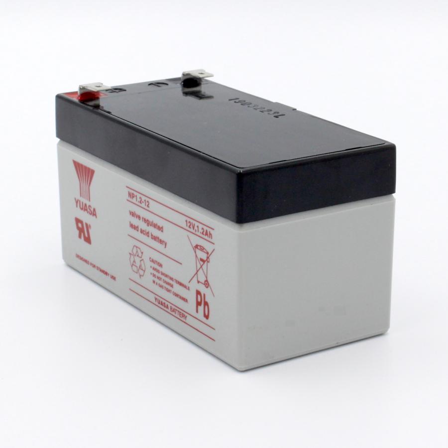 YUASA NP1.2-12【互換 WP1.2-12 PE12V1.3F1 PWL12V1.2】乗用玩具 小型制御弁式鉛蓄電池 12V ユアサ
