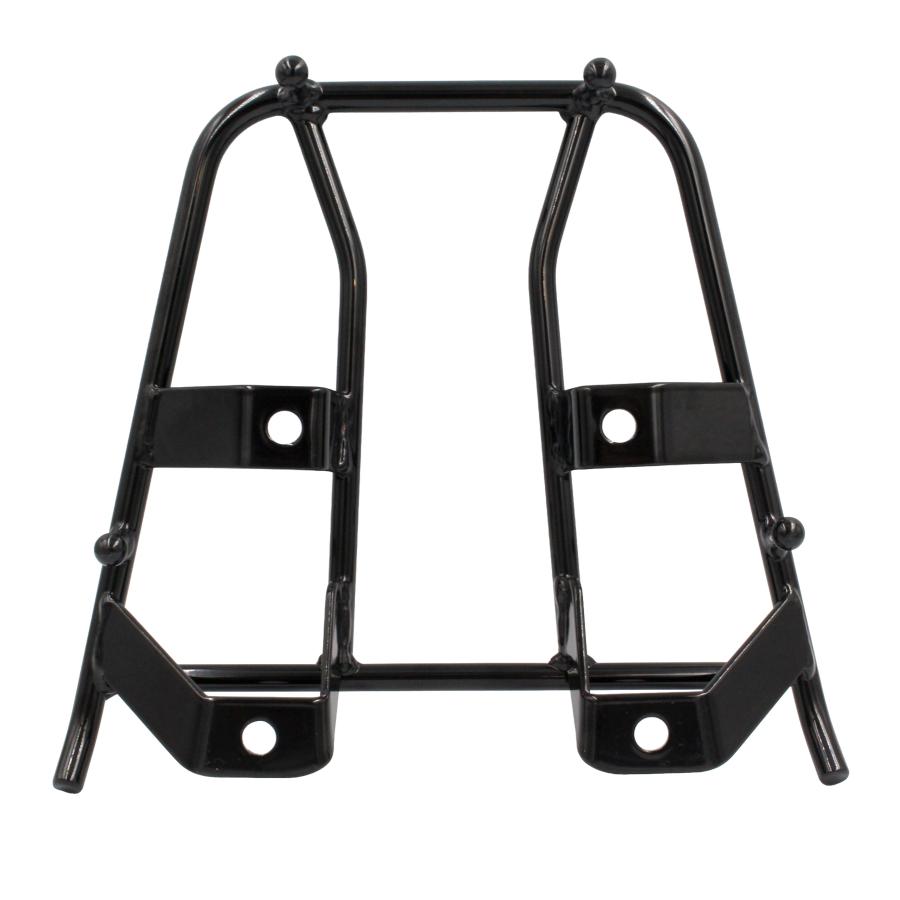 WE Parts リアキャリア DIO110 LEAD125 光沢ブラック 取付ボルト付き 