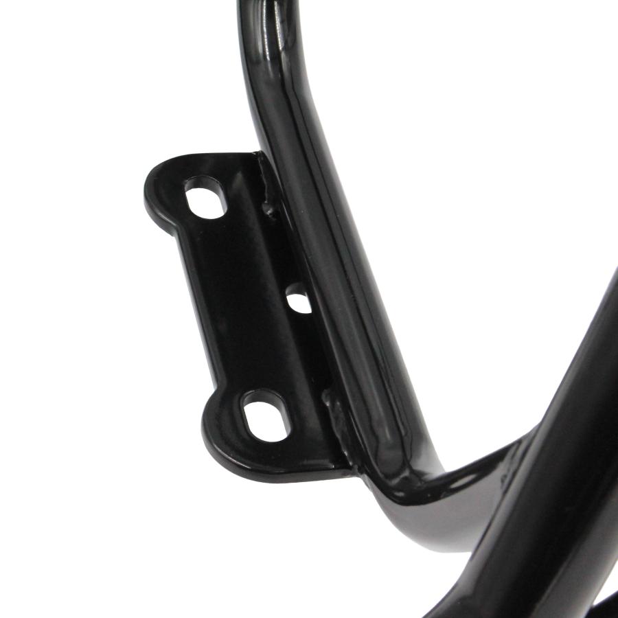 WE Parts リアキャリア スリム DAX125 ダックス125 光沢ブラック 電着塗装\u0026粉体塗装 取付ボルト付き フックあり 最大積載量6kg 台湾製 201の画像