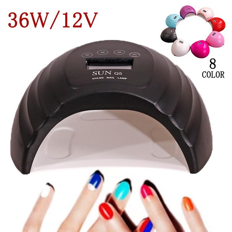 ジェルネイル ネイルランプ ネイルドライヤー 硬化用 人感センサー付き