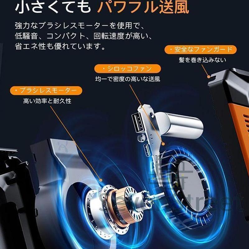 腰掛けファン 腰掛け扇風機 ポータブルファン 腰当て 首掛け