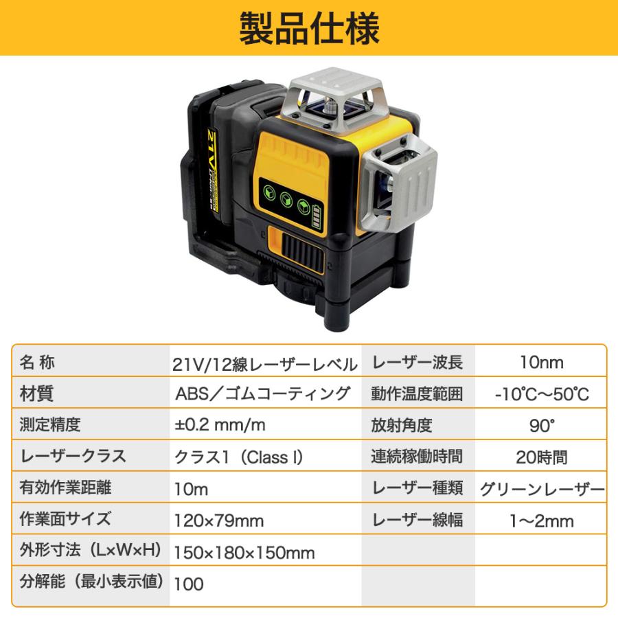 レーザーレベル Amazon.co.jp: 360 回転式レーザーレベルセルフレベリング 500