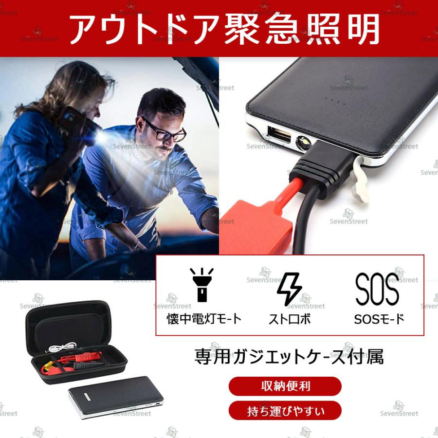 エンジンスターター 12V 車用 バッテリージャンプスターター