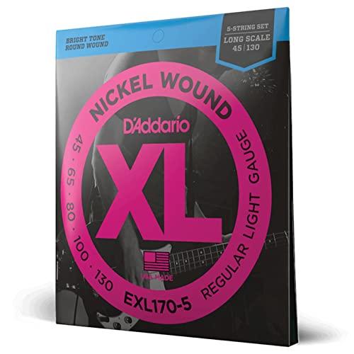D’Addario ダダリオ ベース弦 ニッケル Long Scale 5弦 .045-.130 EXL170-5 国内正規品
