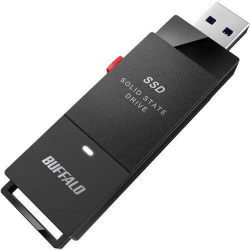 外付けSSD1TB BUFFALO箱つき　ジャンク　おまけでジャンクHDD1TB BUFFALO バッファロー 外付けSSD ブラック 1.0TB SSD-PUT1.0U3-BKA