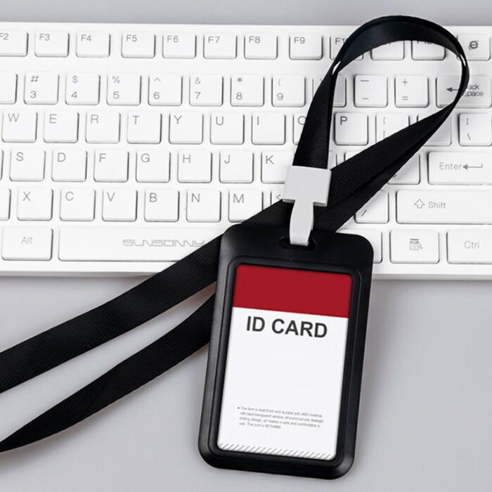 IDカードケース ネックストラップ付き 名札ホルダー 縦型 横型 社員証 入館証 薄型 通勤 通学 レディース メンズ ネームホルダー 首掛け 吊り下げ名札 |  | 12