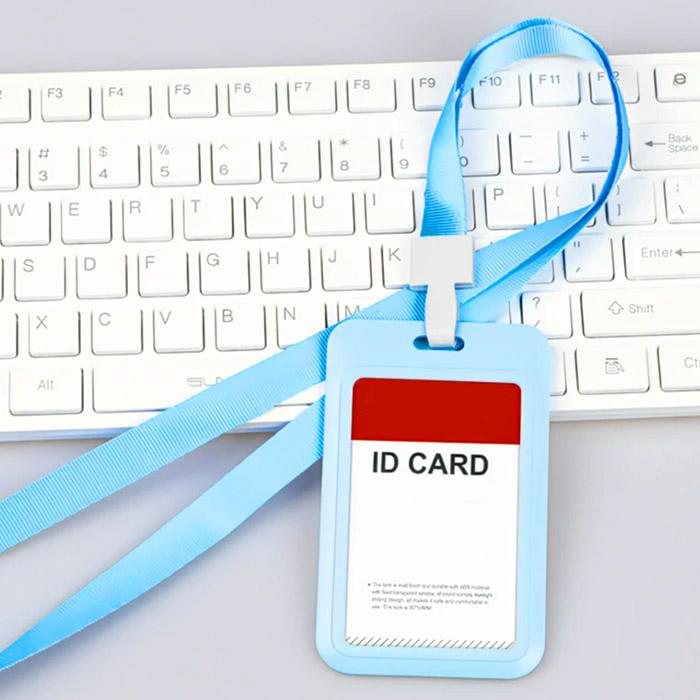 IDカードケース ネックストラップ付き 名札ホルダー 縦型 横型 社員証 入館証 薄型 通勤 通学 レディース メンズ ネームホルダー 首掛け 吊り下げ名札 |  | 11