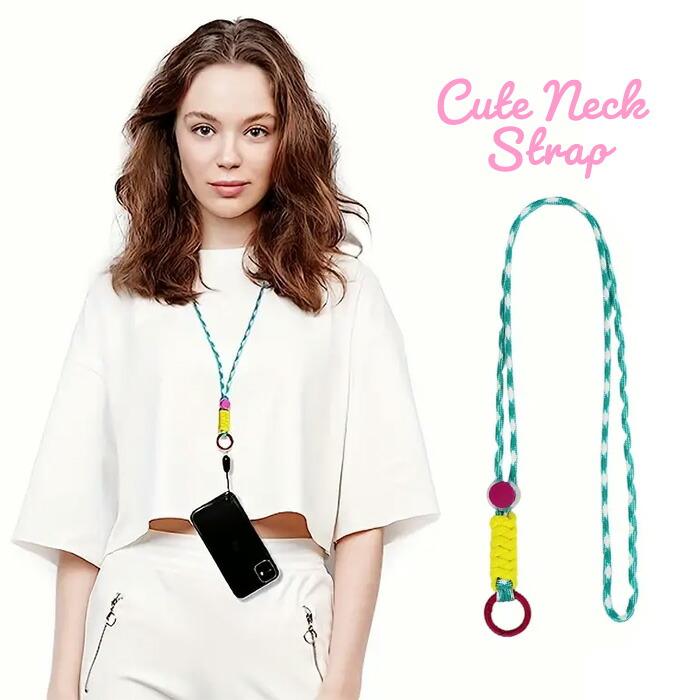 スマホストラップ 首かけタイプ IDカード 社員証 デジカメ スキーパス
