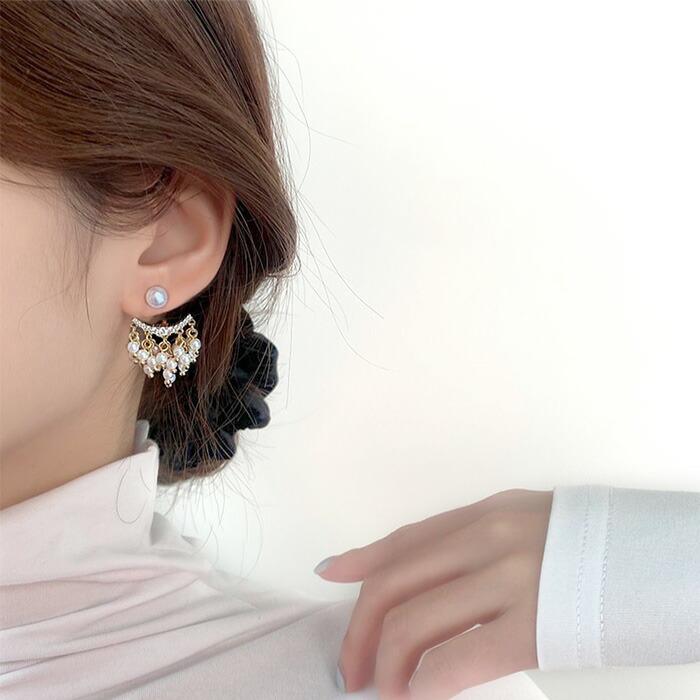 ピアス パール ジルコン レディース スタッドピアス パーティー アクセサリー ジュエリー 結婚式 ギフト 華奢 フェミニン 上品 フラワーモチーフ 可愛い |  | 04