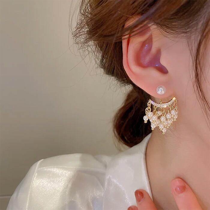 ピアス パール ジルコン レディース スタッドピアス パーティー アクセサリー ジュエリー 結婚式 ギフト 華奢 フェミニン 上品 フラワーモチーフ 可愛い |  | 05