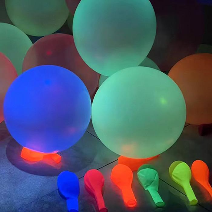 ネオンカラーバルーン 100枚セット 夏 お祭り 風船 飾り 蛍光 12インチ