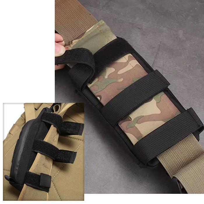 ミリタリーポーチ サバゲーポーチ キャンプ 探検 登山 ファスナー開閉