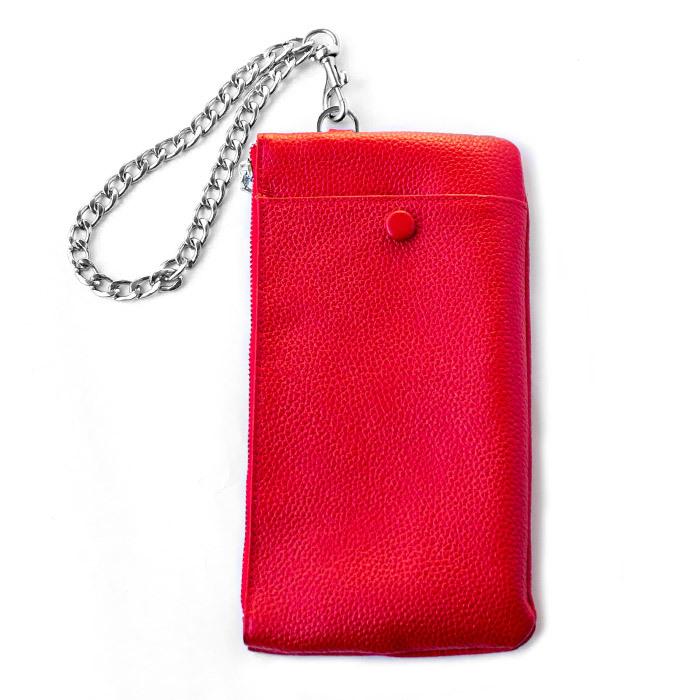 ストラップ チェーン ポーチ バッグアクセサリー 落下防止 金属