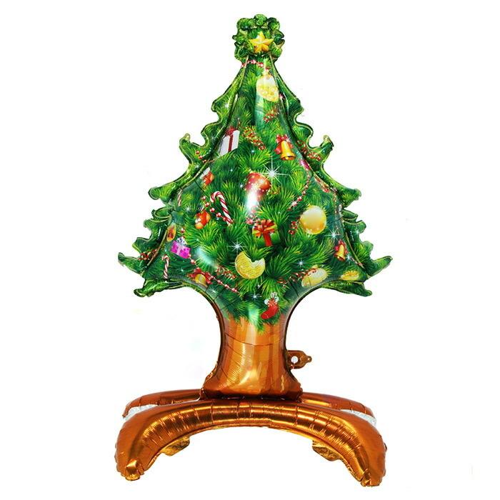 クリスマスツリー 105cm 空気で立てられるバルーン 風船 marry