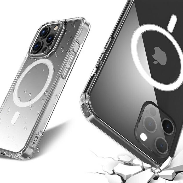 MagSafe対応 クリアケース マグセーフ 透明 iPhone13ProMax 背面保護 軽量 薄型 ストラップホール 耐衝撃 |  | 10