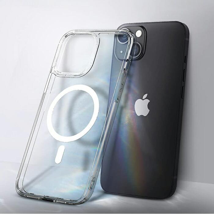 MagSafe対応 クリアケース マグセーフ 透明 iPhone13ProMax 背面保護 軽量 薄型 ストラップホール 耐衝撃 |  | 06
