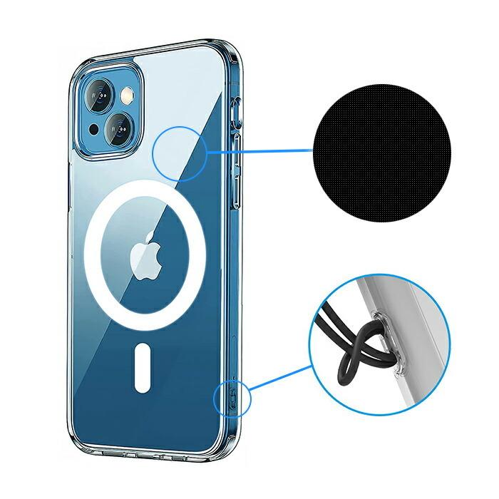 MagSafe対応 クリアケース マグセーフ 透明 iPhone13ProMax 背面保護 軽量 薄型 ストラップホール 耐衝撃 |  | 07