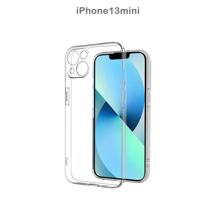 クリアケース ストラップホール付き gor正規品 ワイヤレス充電対応 スマホケース ケース iPhone13mini 透明 TPU ソフト |  | 01