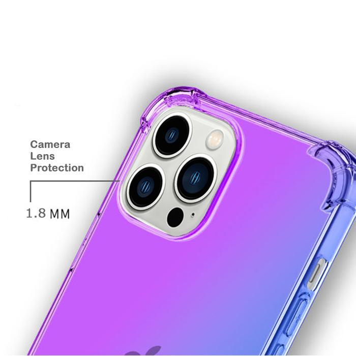 グラデーション ケース 耐衝撃 iPhone13 Pro 衝撃吸収 ストラップホール 背面 カバー ソフトケース TPUケース ワイヤレス充電対応 |  | 09