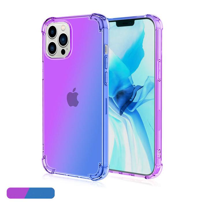 グラデーション ケース 耐衝撃 iPhone13 Pro 衝撃吸収 ストラップホール 背面 カバー ソフトケース TPUケース ワイヤレス充電対応 |  | 11