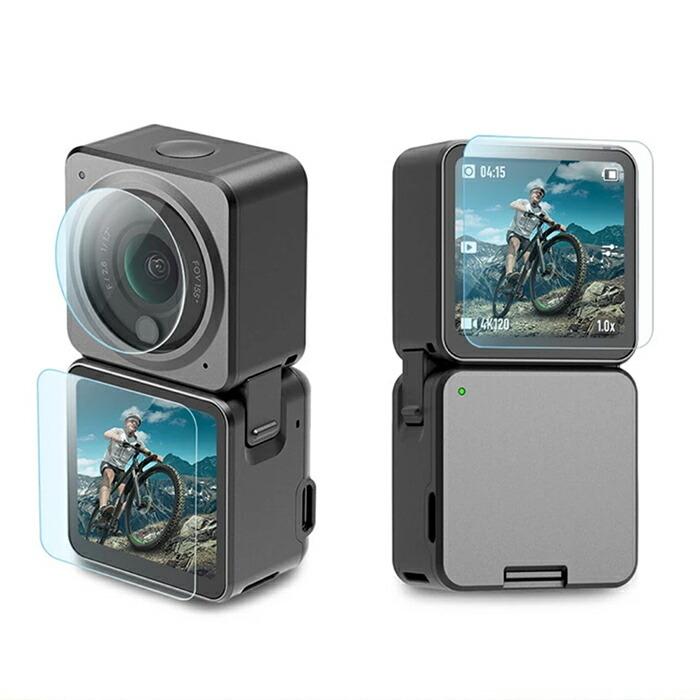 DJI Action2 超薄型 液晶保護フィルム 高透過率 レンズフィルム タッチ画面 カメラフィルム 指紋防止 キズ防止 ブランド正規品 |  | 05