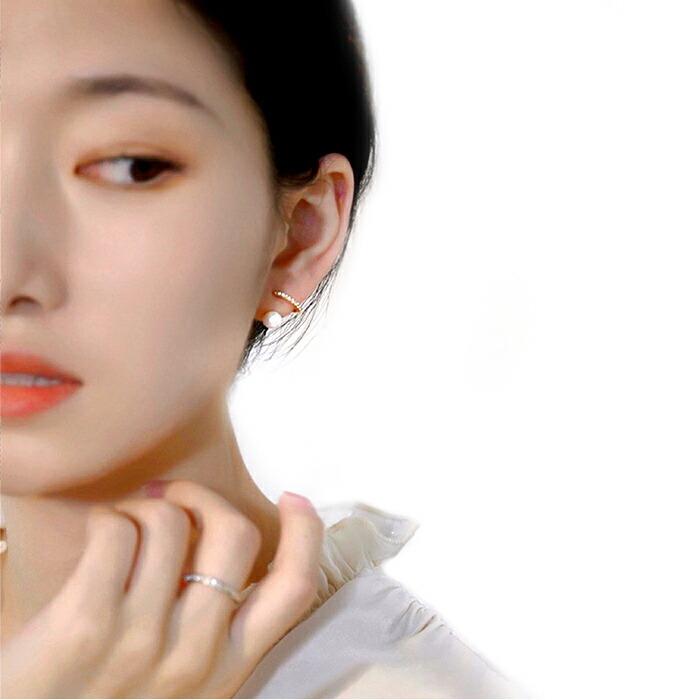 優れた品質 クリップ イヤリング 痛くない ゴールド パール ジルコン 樹脂パッド付 入学式 イヤーカフ 卒業式 アクセサリー ノンホールピアス Karolinemedeiros Com Br