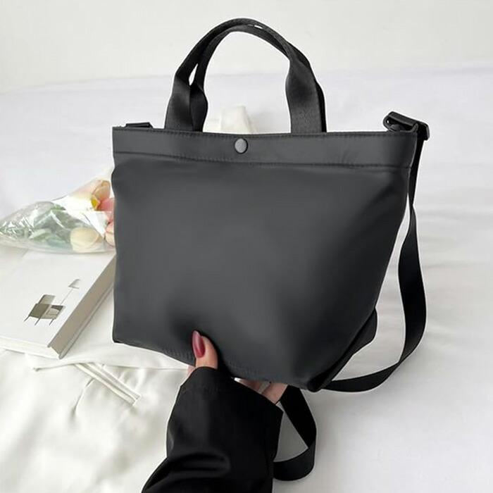 舟形トート 2way ミニトート ファスナー付き 中身見えない 長財布も