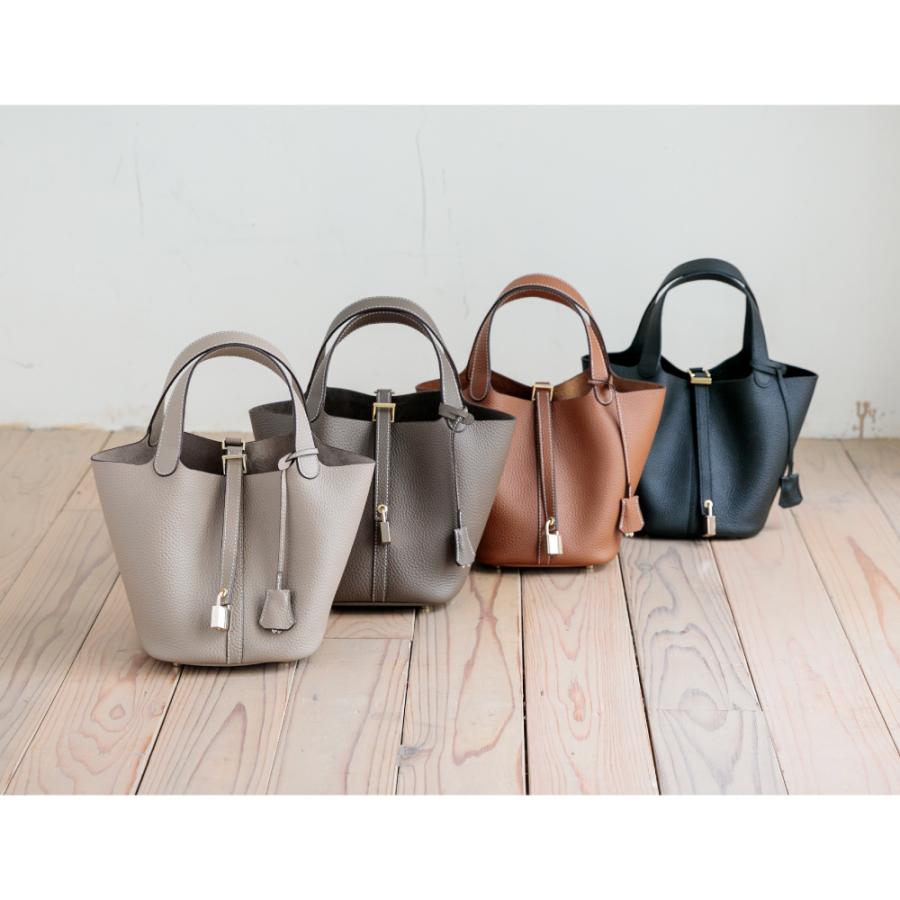 ゴールド金具】 イマイバッグ ハンドバッグ レディース バケツ