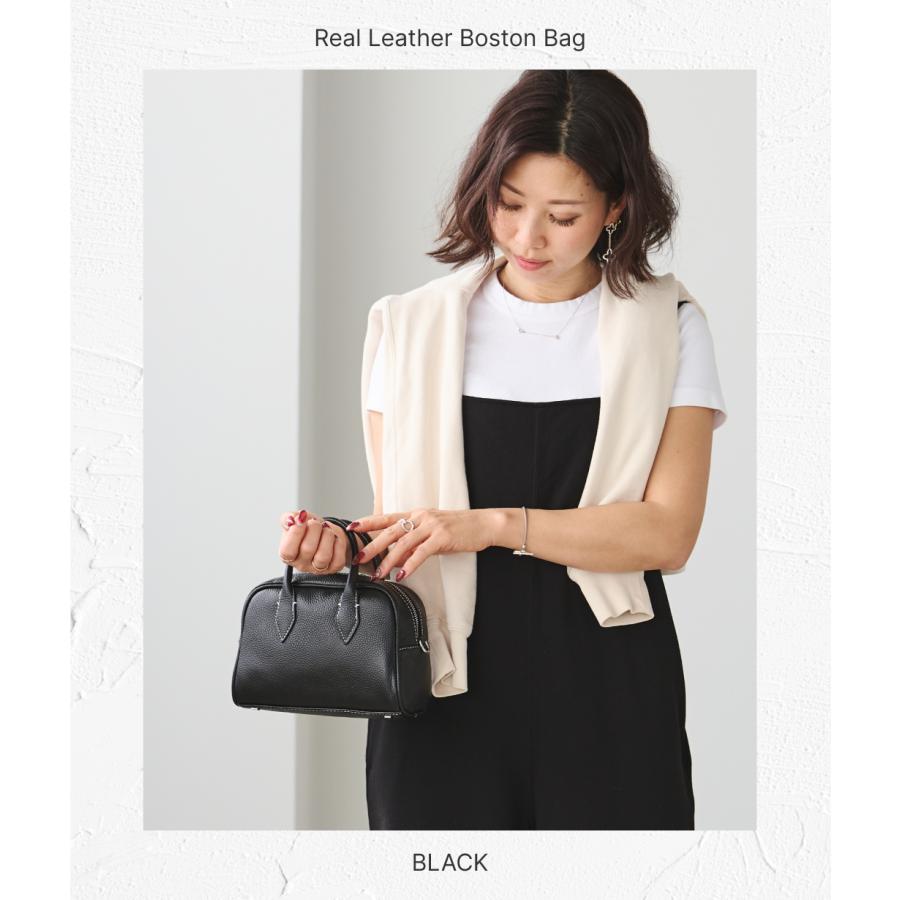 QUAY 2way 本革 ミニボストンバッグ 革 ショルダーバッグ レディース