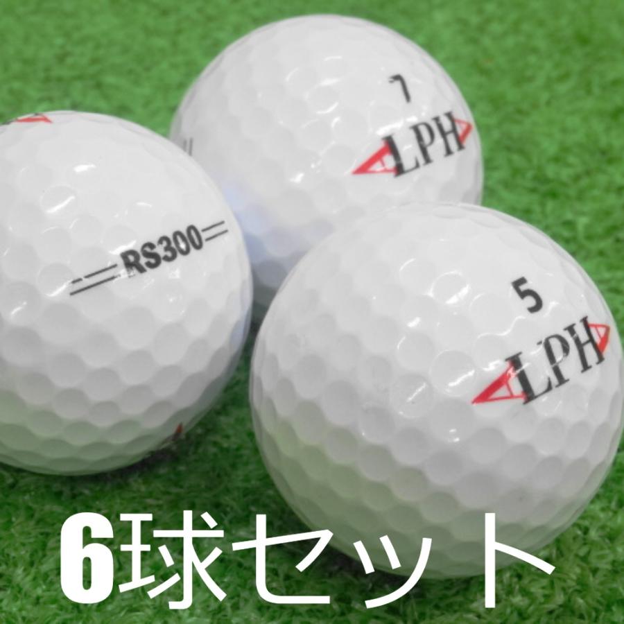 ロストボール ゴルフボール ALPHA RS300 ホワイト 6球セット 中古 A
