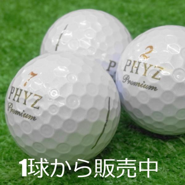PHYZ ロストボール ブリヂストン Premium ゴールドパール 1個 中古 A
