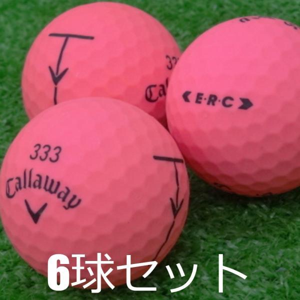 Callaway（キャロウェイ） ロストボール ERC BOLD ピンク 6球セット