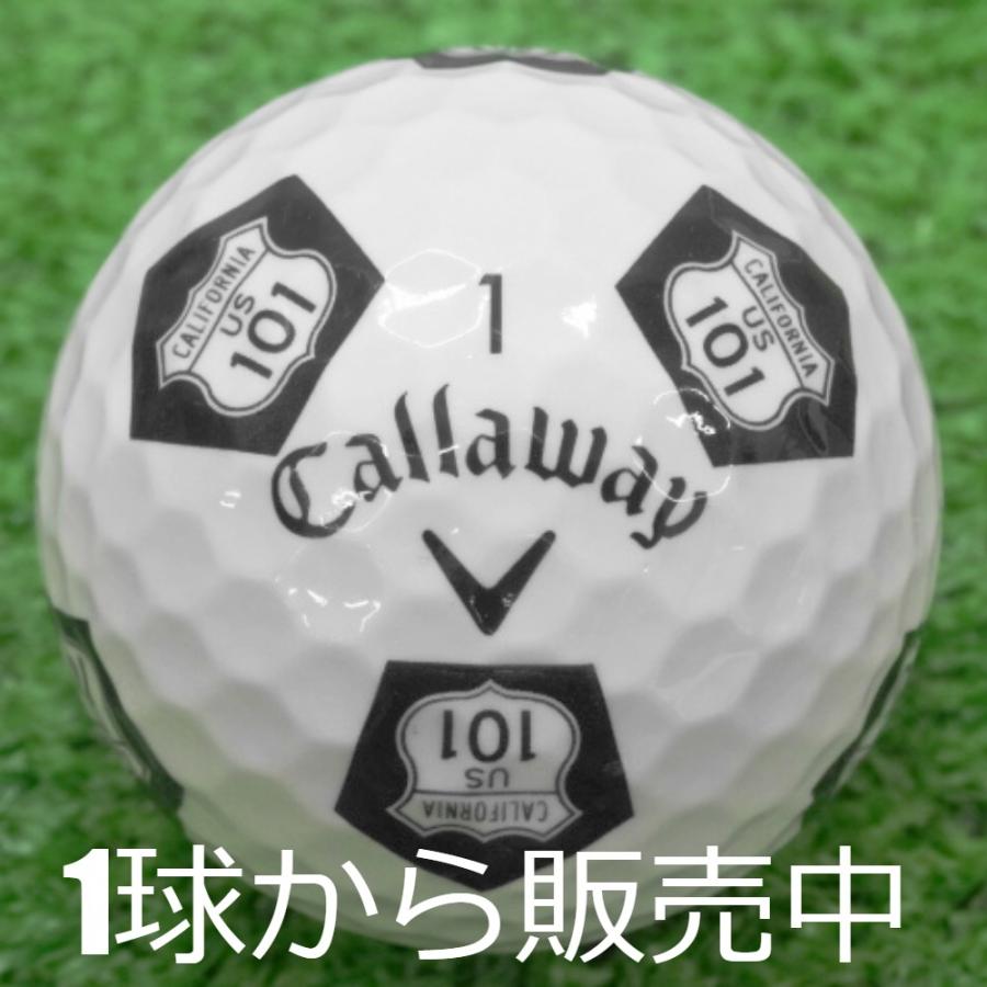キャロウェイ　クロムソフトX カリフォルニアUS101 TRUVIS 新品未使用 TRUVIS ロストボール Callaway クロムソフトX 限定柄 HIGHWAY