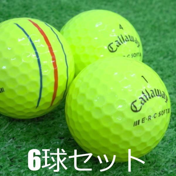 【新品】キャロウェイ 2023 E・R・C SOFT ゴルフボール イエロー Callaway ロストボール キャロウェイ ERC SOFT イエロー 2023年