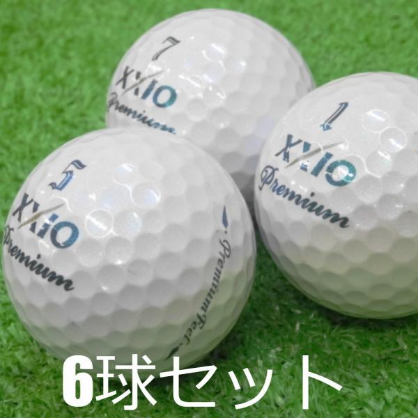 XXIO ロストボール PREMIUM ロイヤルグリーン 6球セット 中古 Aランク