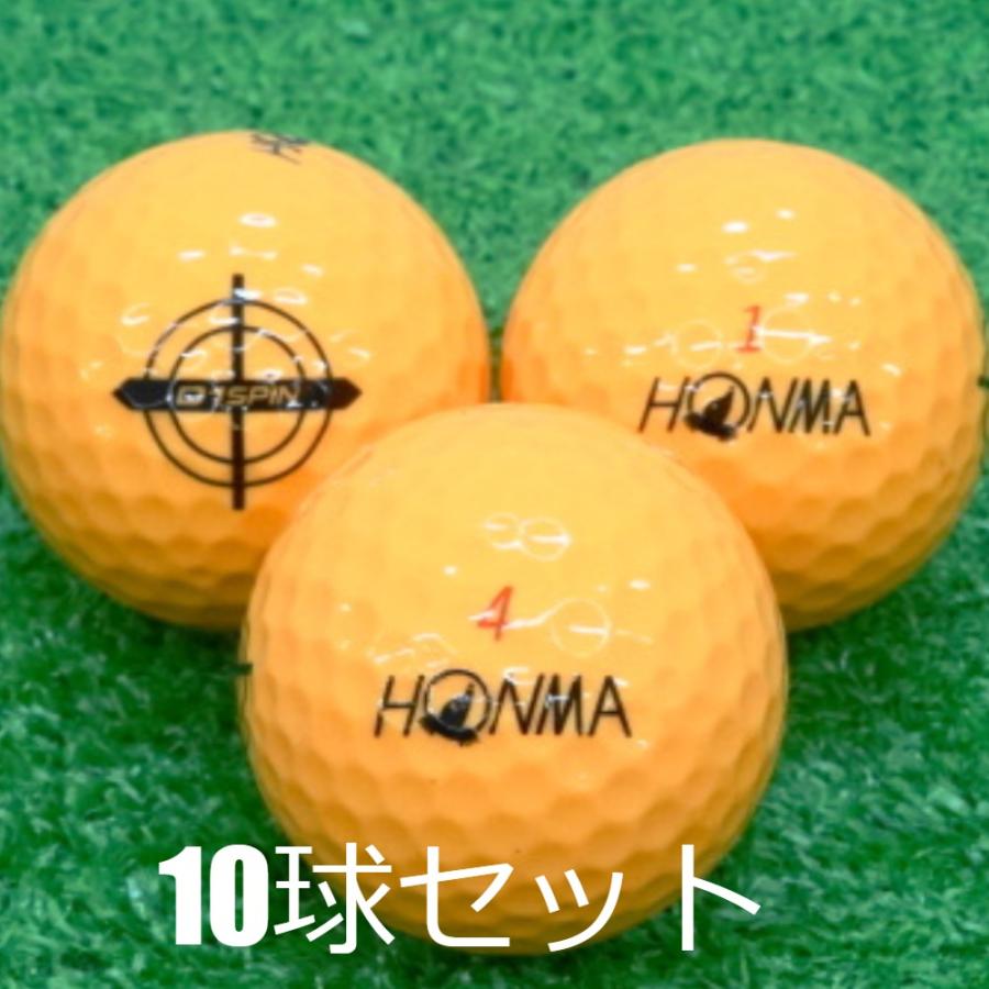 HONMA D1 ロストボール ゴルフボール ホンマ SPIN オレンジ 10球セット