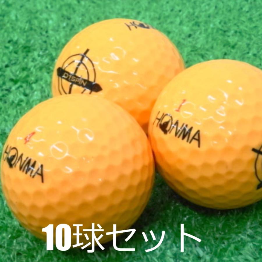HONMA D1 ロストボール ゴルフボール ホンマ SPIN オレンジ 10球セット