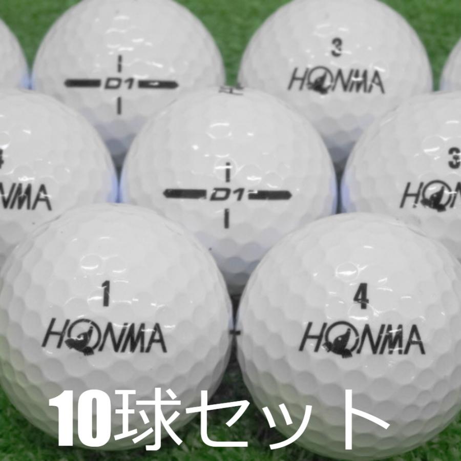 2024年モデル本間ゴルフ　HONMA D1 ゴルフボール　10ダース　ホワイト HONMA D1 ロストボール ゴルフボール 2024 ホワイト 10球セット 中古 A