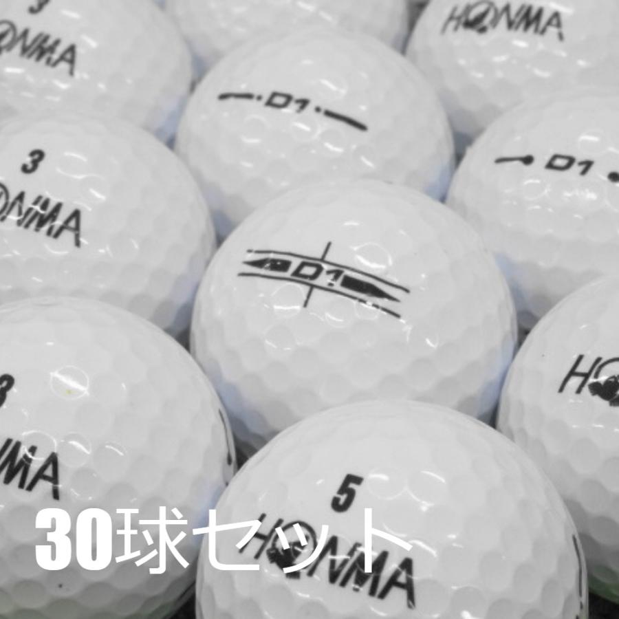 HONMA D1 ロストボール ゴルフボール ホワイト 30球セット 中古 HONMA D1 ロストボール ゴルフボール ホワイト 30球セット 中古