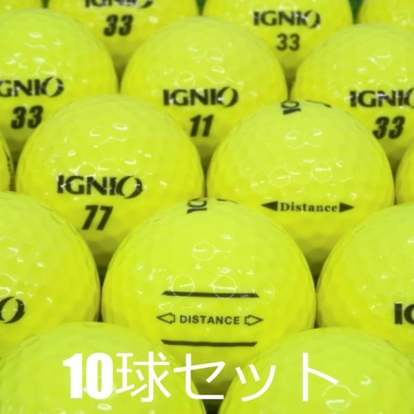 IGNIO（イグニオ） ロストボール ディスタンス 飛ぶ イエロー 10球