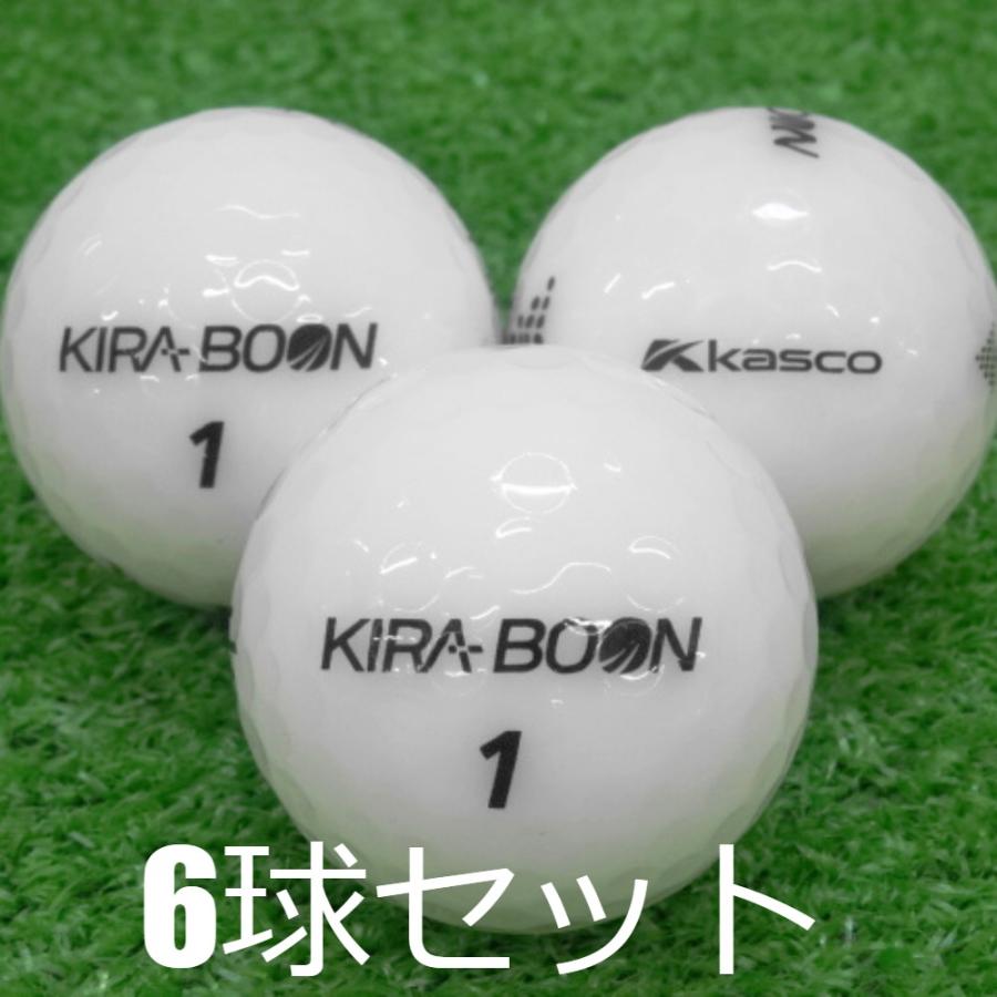 KIRA ロストボール キャスコ BOON ホワイト 6球セット 中古 Aランク