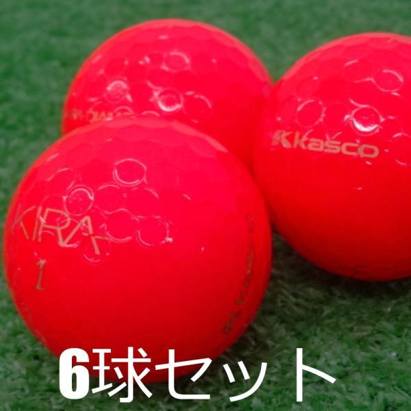 KIRA ロストボール キャスコ ダイヤモンド レッド 6球セット 中古 A