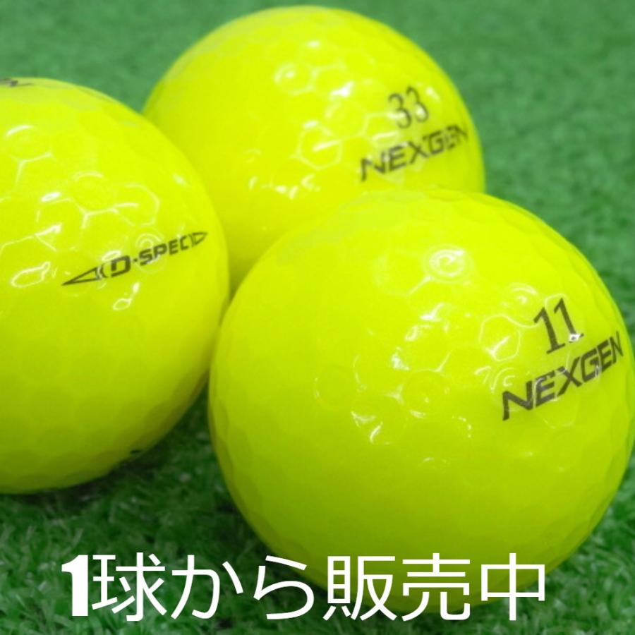 ロストボール ネクスジェン D-SPEC イエロー 2021年モデル 1個 中古 Aランク 黄色 NEXGEN ゴルフパートナー ゴルフボール｜seventwo｜02
