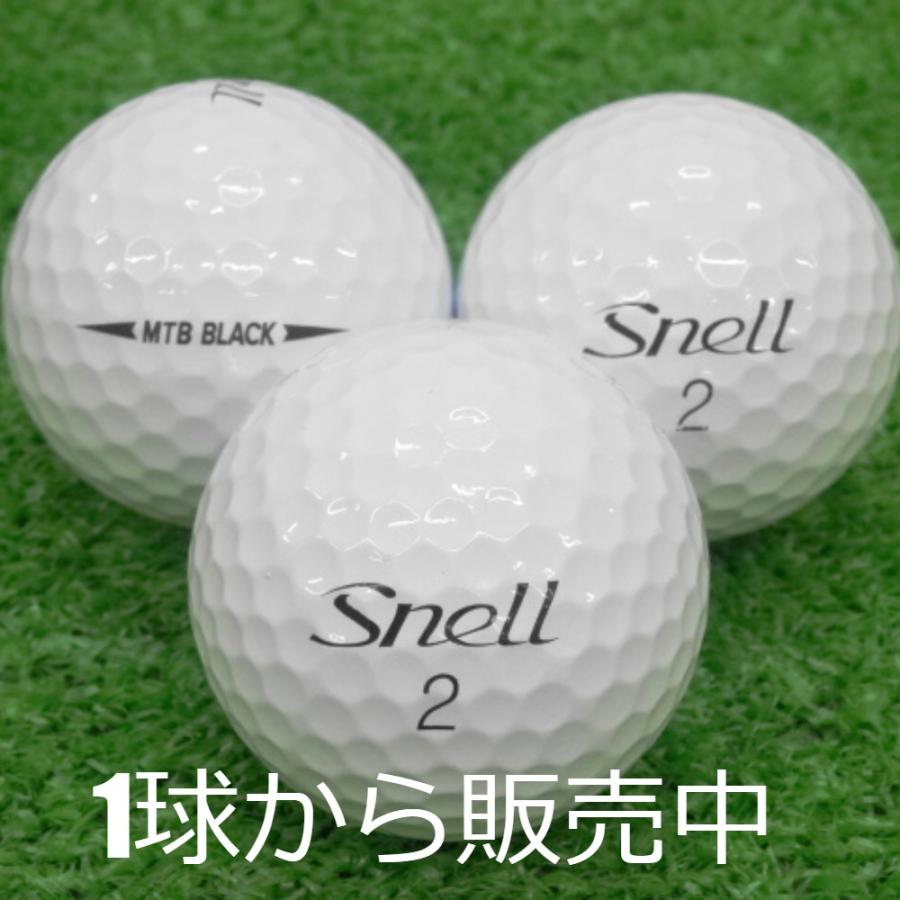 99円 再入荷 予約販売 ロストボール Snell Golf スネル ゴルフ Mtb Black 19年モデル ホワイト 1個 当店aランク 中古 ゴルフボール