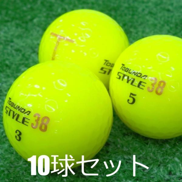 TOBUNDA ロストボール スタイル 38 イエロー 10球セット 中古 A TOBUNDA ロストボール スタイル 38 イエロー 10球セット 中古 A