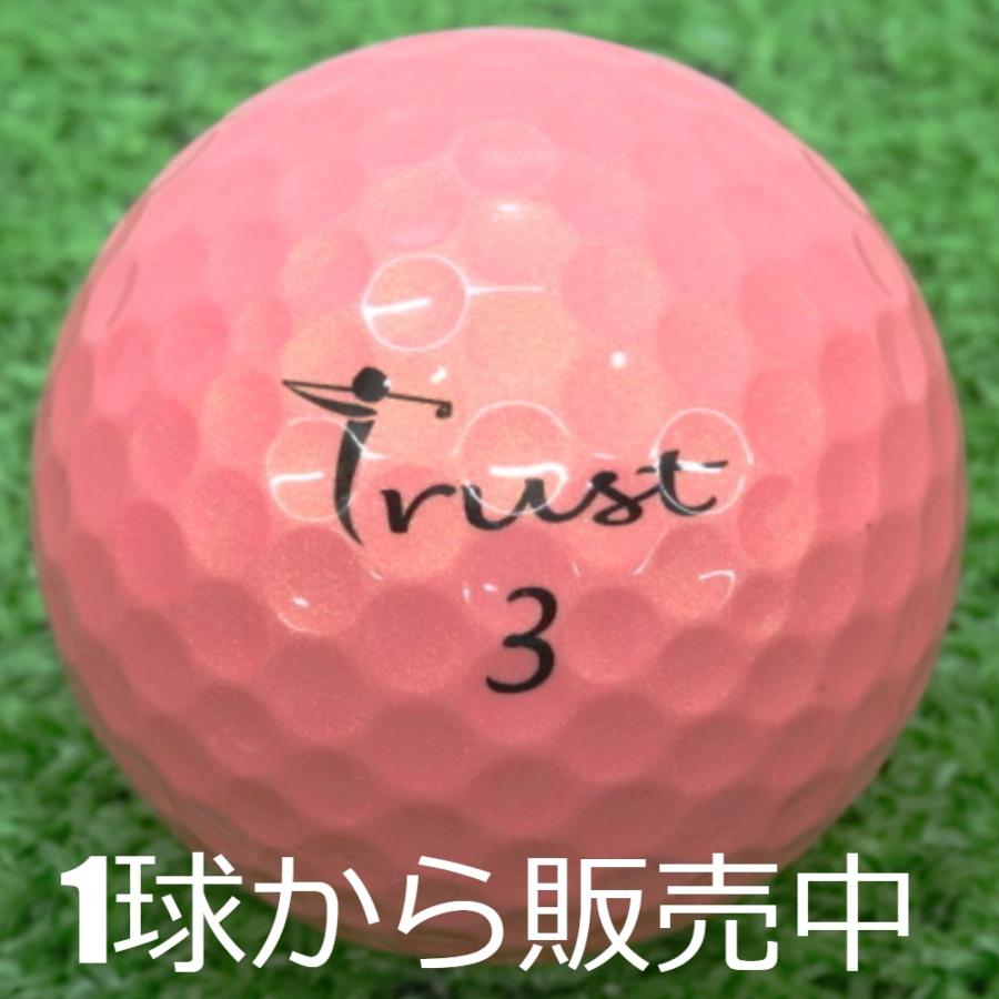 TrustトラストゴルフボールRosaウレタンカバー 3ピースリアクティブコア Trust Golf（トラストゴルフ） ロストボール Trust Rosa ウレタン
