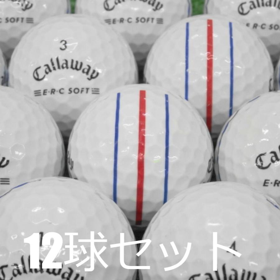 E.R.C ロストボール ゴルフボール Callaway E・R・C SOFT ホワイト 12