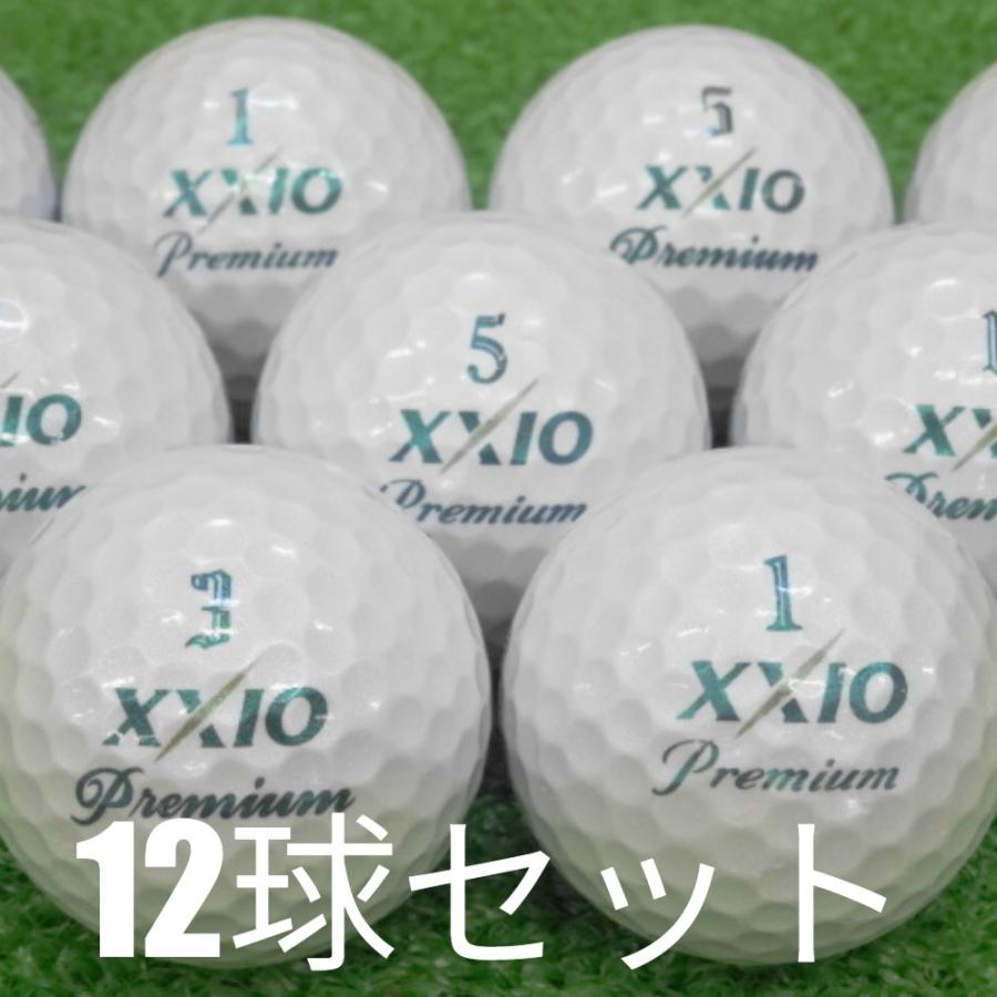 XXIO ロストボール ゴルフボール PREMIUM ロイヤルグリーン 12球セット
