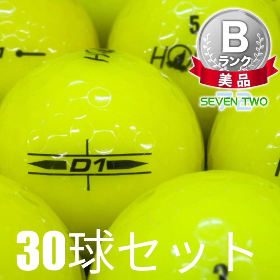HONMA D1 ロストボール ゴルフボール ホンマ イエロー 30球セット 中古