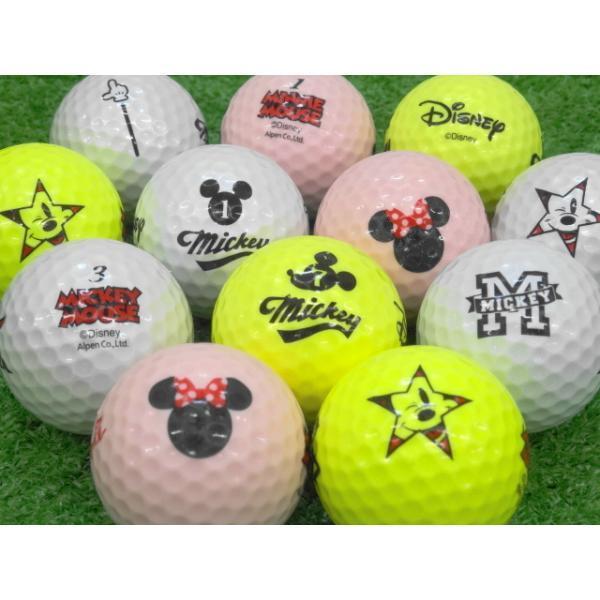 Disney（ディズニー） ロストボール ミッキー ミニー ゴルフボール 1